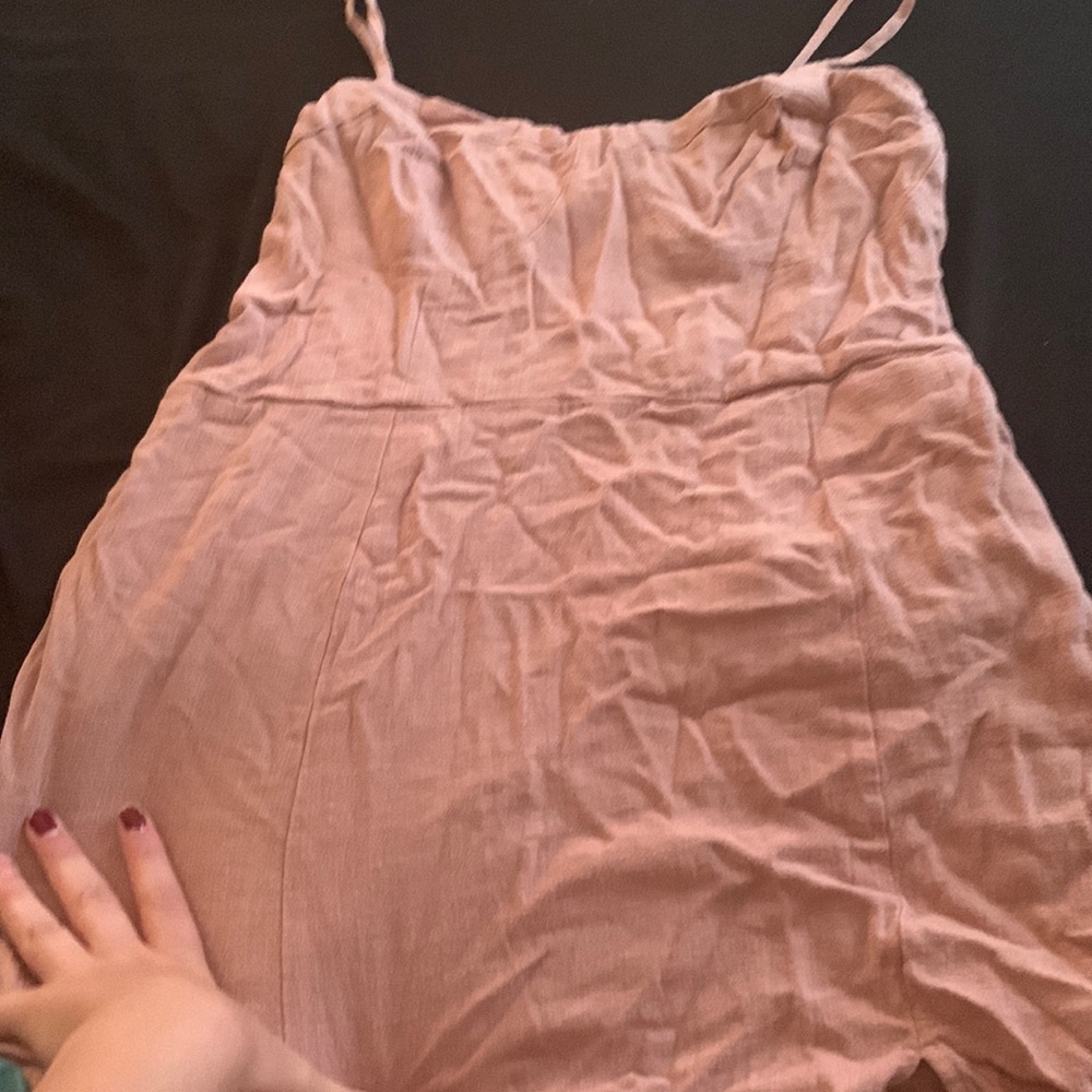 Large pink tank top
